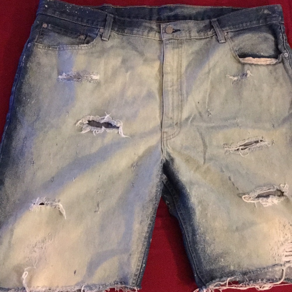 Distressed Levi Shorts